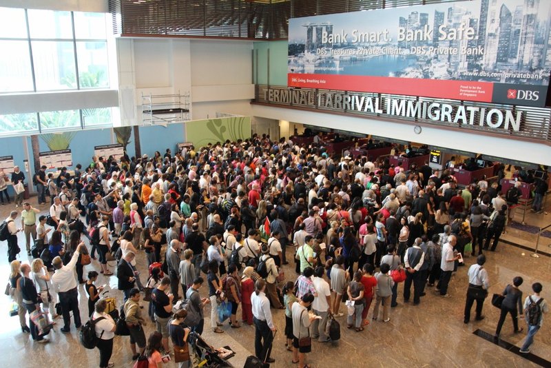 6490969-Arrivals-at-Singapore-airport-0